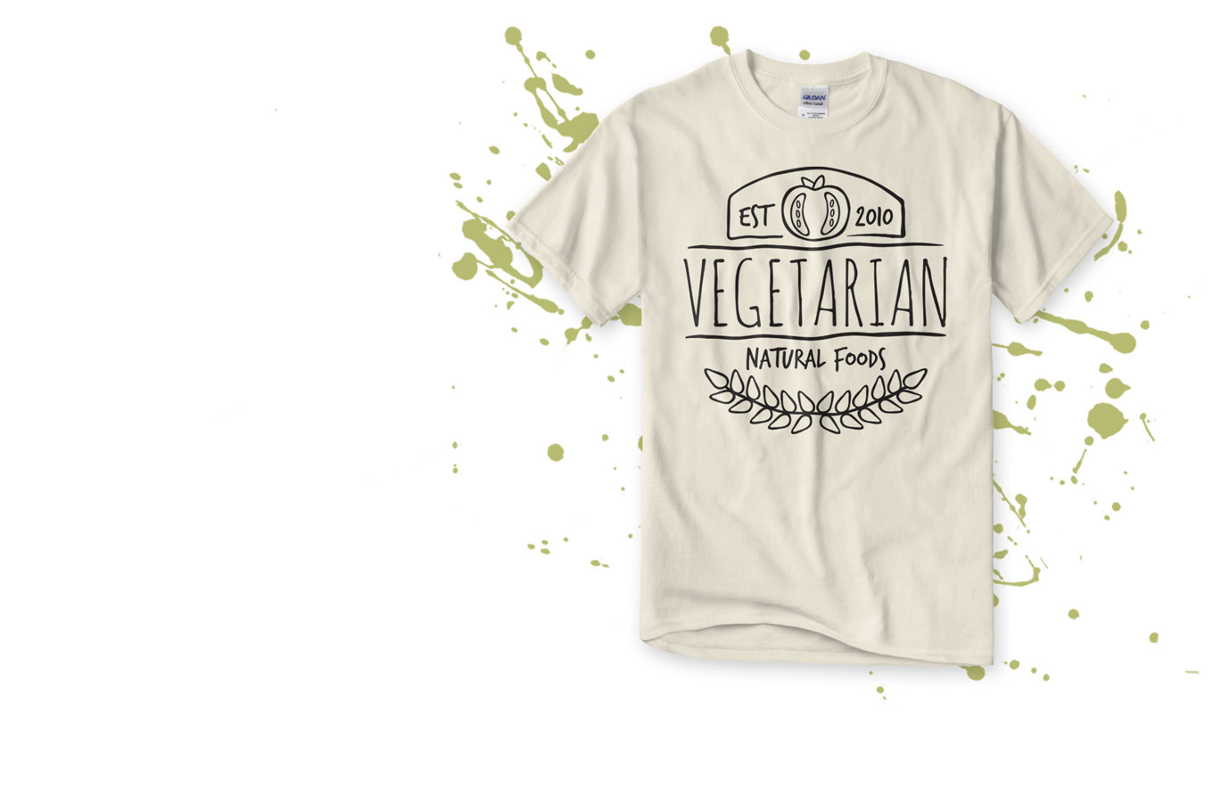 Create Vegetarian Shirts