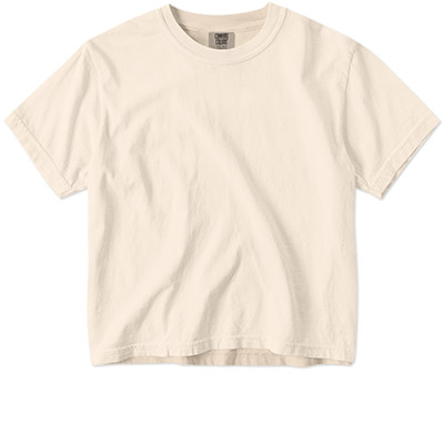 Ladies Pigment Dyed Heavyweight Boxy Tee