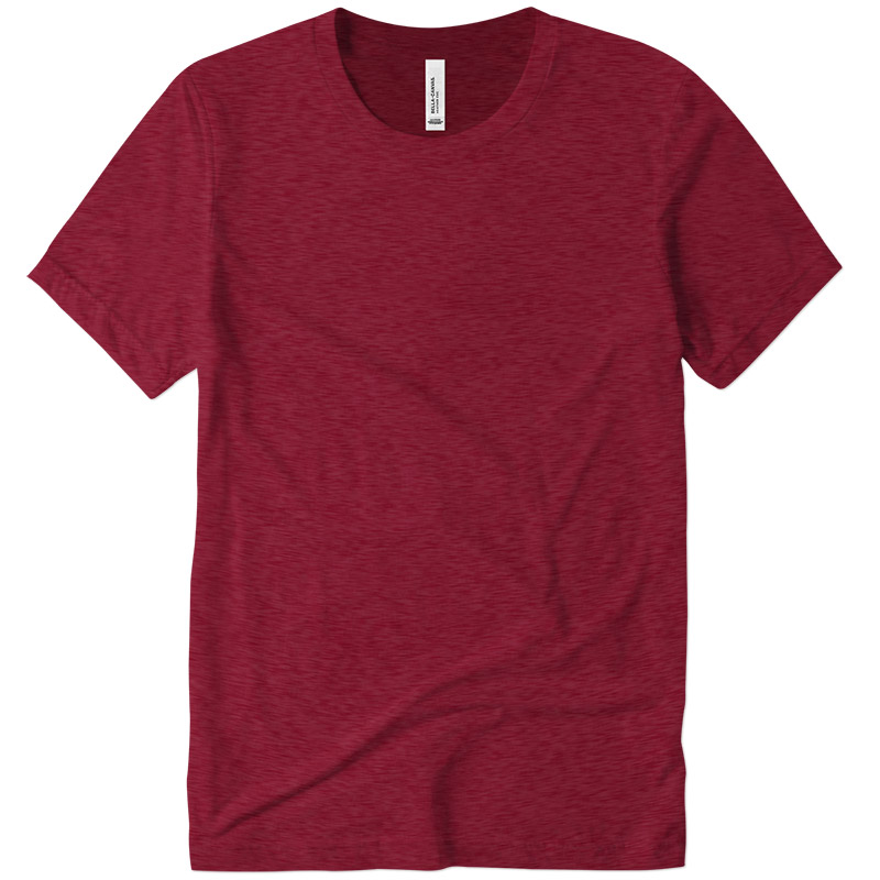 Canvas Jersey T-Shirt - Heather Cardinal