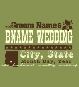 Wedding t-shirt design 1