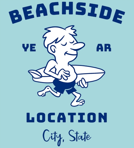 Beach t-shirt design 26