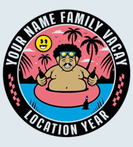 Family Vacation t-shirt design 42
