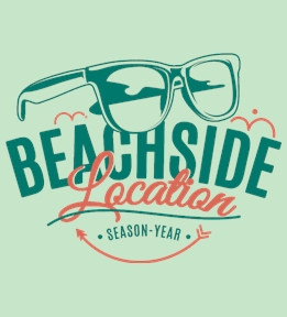 Beach t-shirt design 24