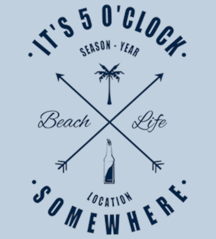 Beach t-shirt design 21