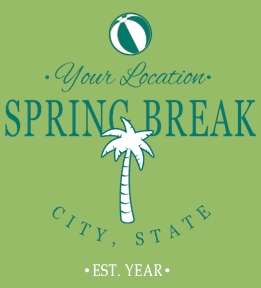 Spring Break t-shirt design 27
