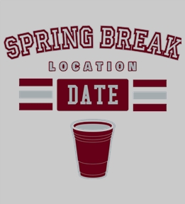 Spring Break t-shirt design 26