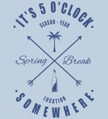 Spring Break t-shirt design 24