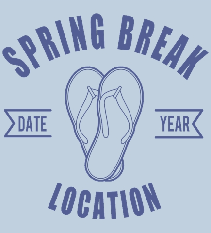Spring Break t-shirt design 23
