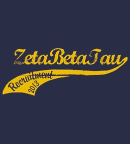 Zeta Beta Tau t-shirt design 85
