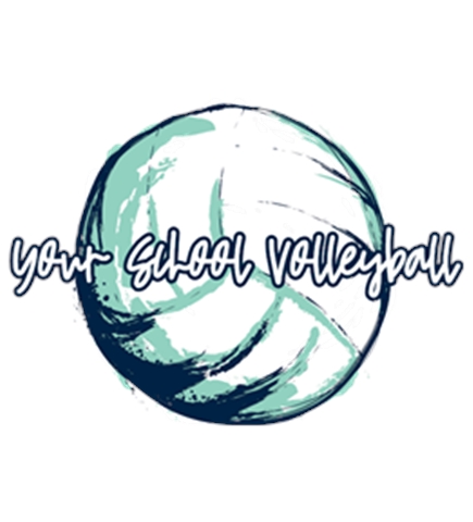 Volleyball t-shirt design 32