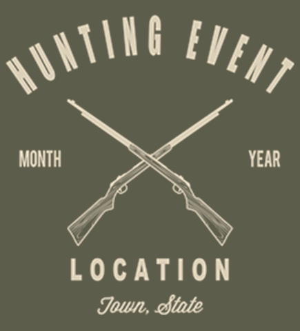 Hunting t-shirt design 12