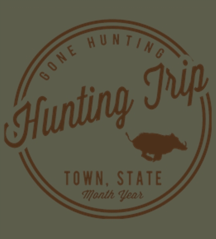 Hunting t-shirt design 4