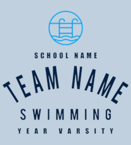 Swimming t-shirt design 16