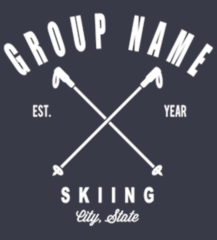 Skiing t-shirt design 24