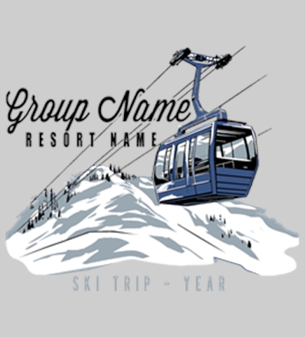 Skiing t-shirt design 17