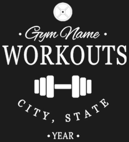 Workout t-shirt design 8