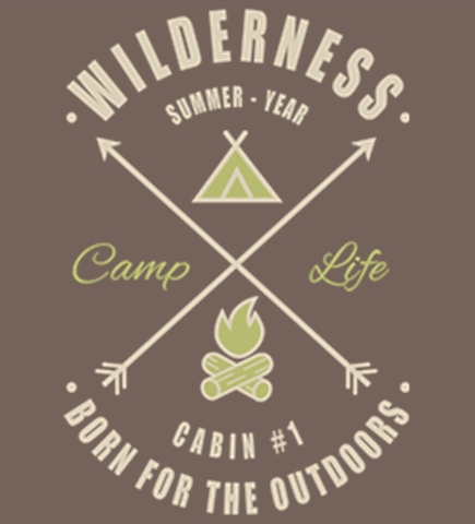 Camping t-shirt design 14