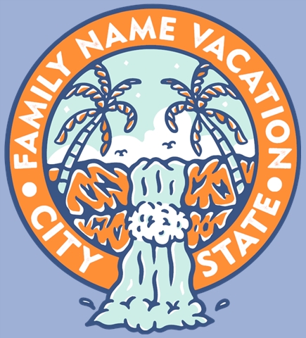 Family Vacation t-shirt design 55