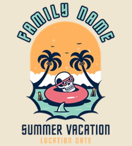 Vacation t-shirt design 7