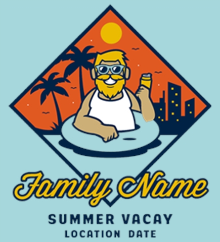 Family Vacation t-shirt design 5