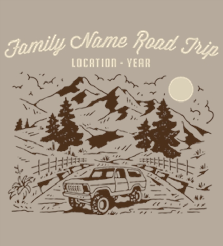 Family Vacation t-shirt design 61