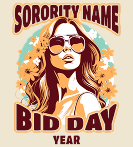 Sorority Templates t-shirt design 42