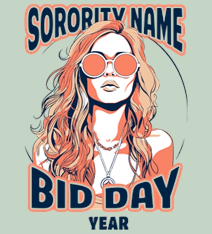 Sorority Templates t-shirt design 19