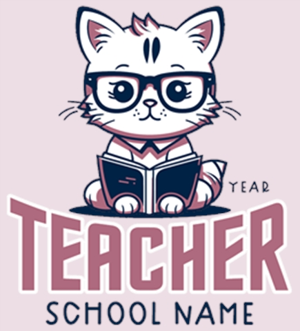 Teacher t-shirt design 3