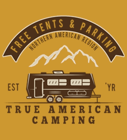 Camping t-shirt design 4