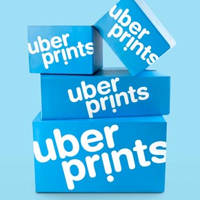 UberPrints shipping boxes