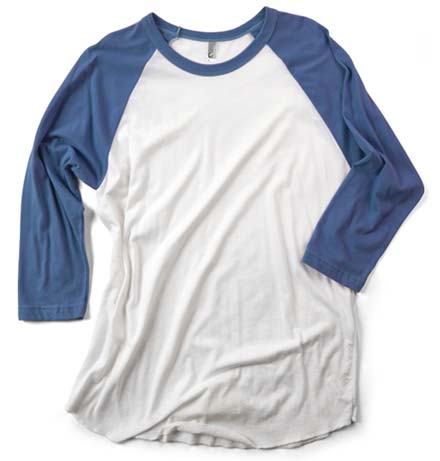 Photo of a raglan style shirt