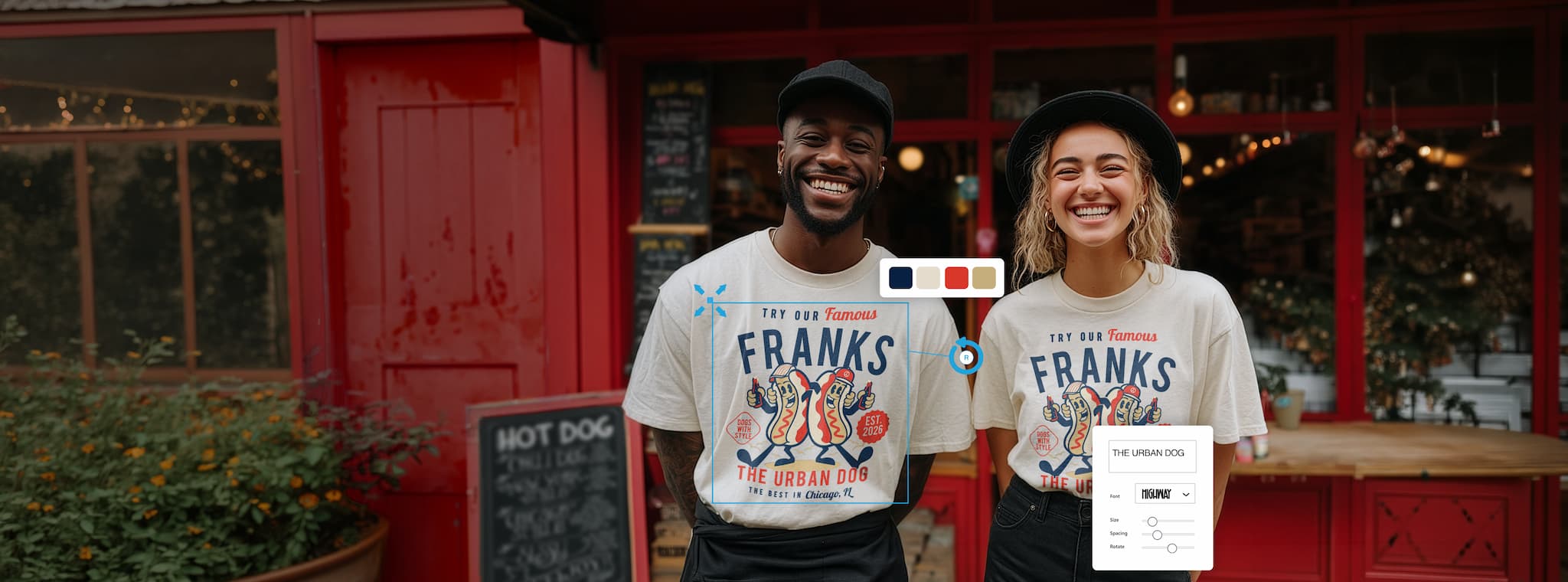 Create custom t-shirts online