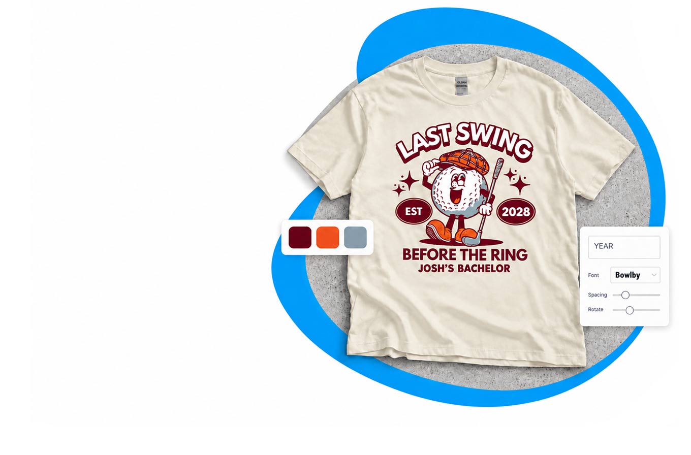 Create Shirts for your Wedding