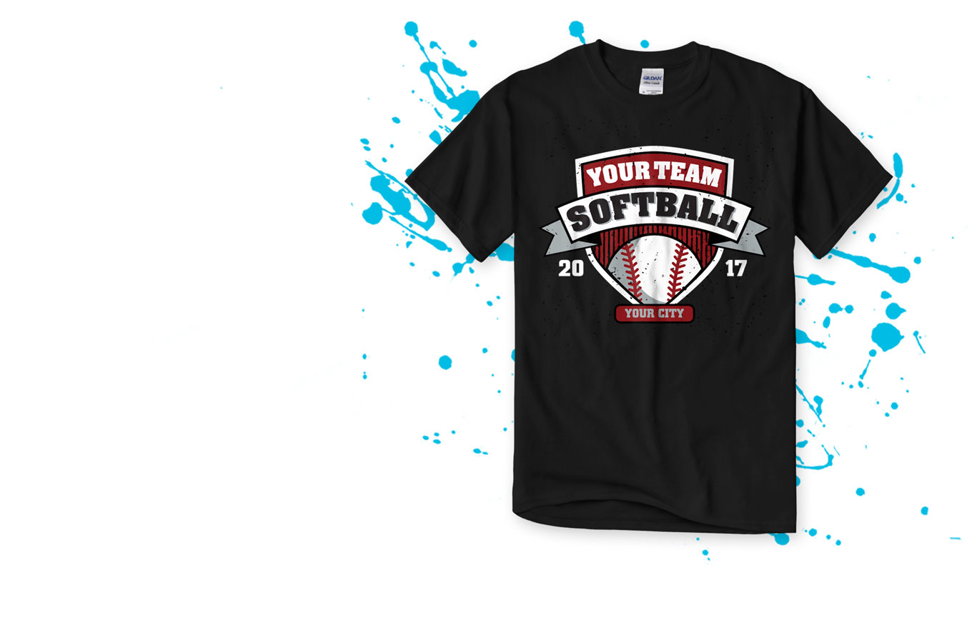 Create Softball Tees for your Softball Team