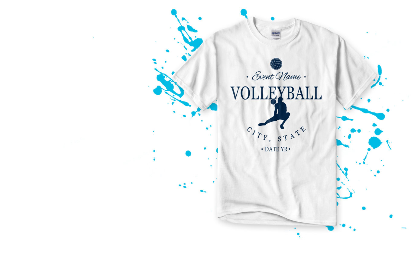 Create Custom Volleyball T Shirts