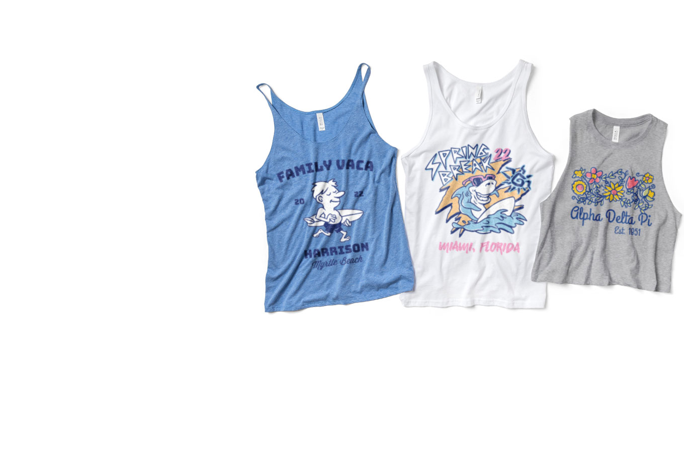 Create Custom Tank Tops
