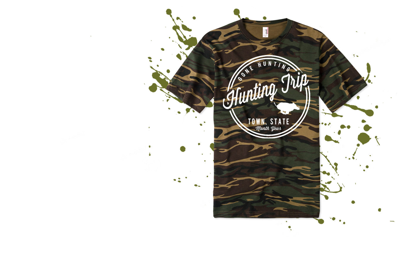 Design your Camo T-Shirts