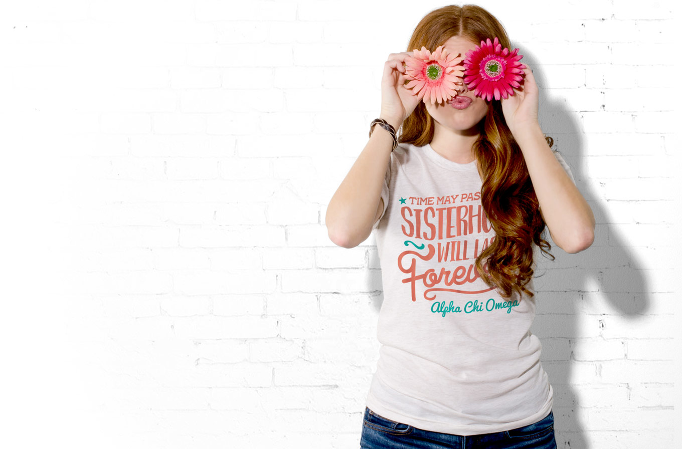 Create Custom Alpha Chi Omega Shirts