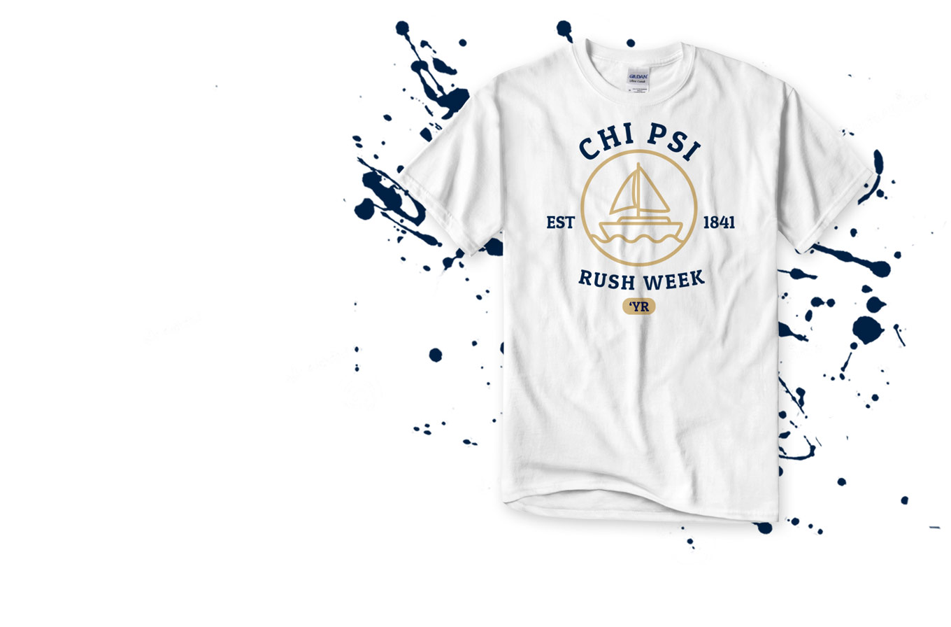 Create Custom Chi Psi T-Shirts