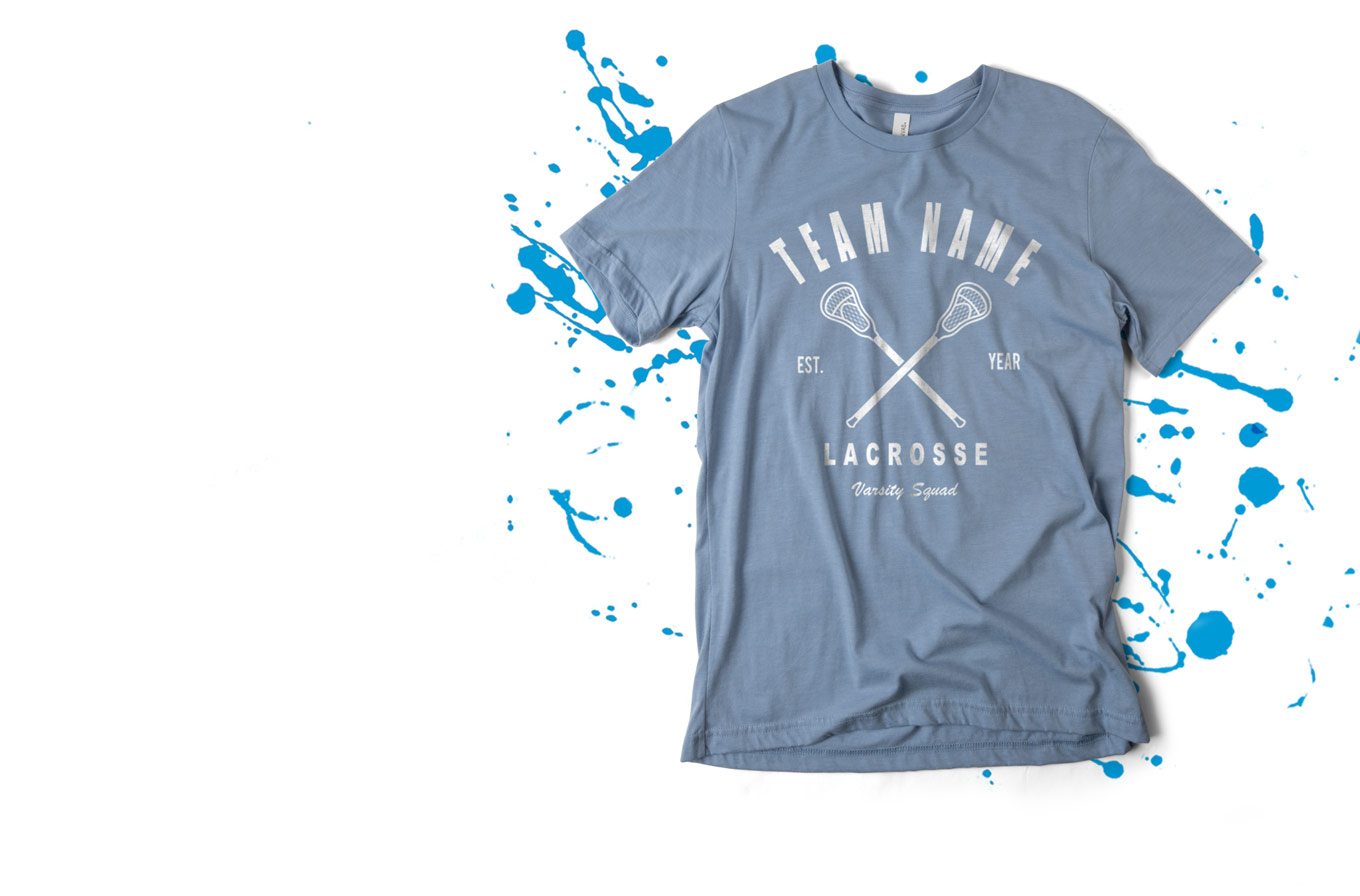Design T-shirts for your favorite Sports