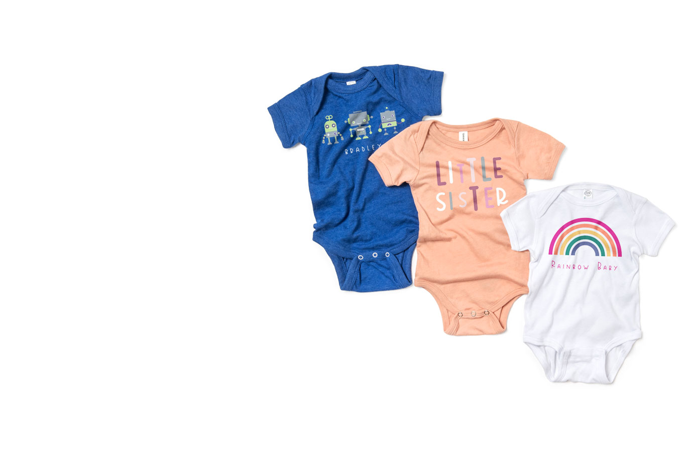 Create Your Own Custom Baby Onesies