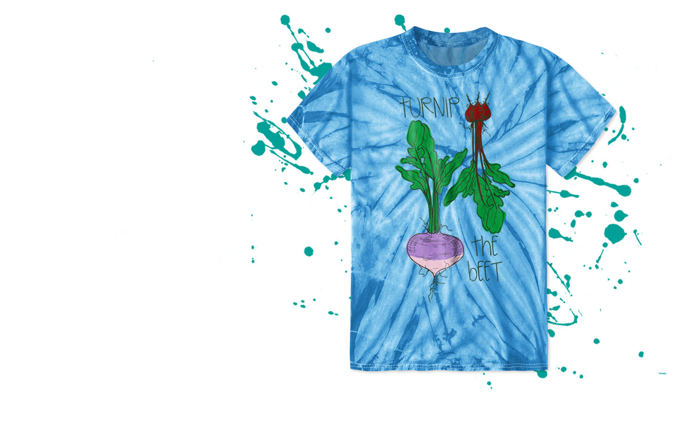 Custom Tie-Dye T-Shirts