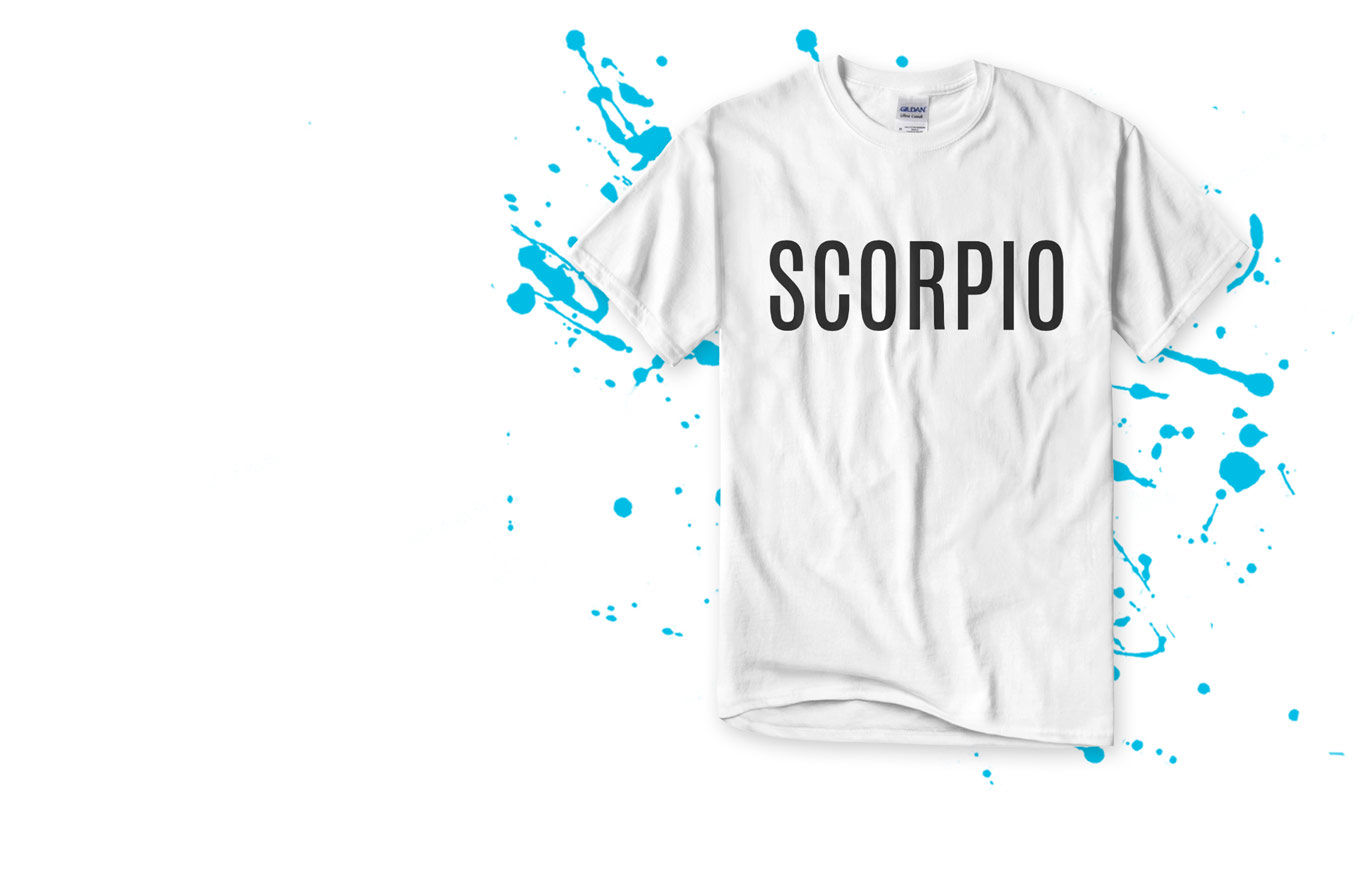 Create Custom Scorpio T-Shirts