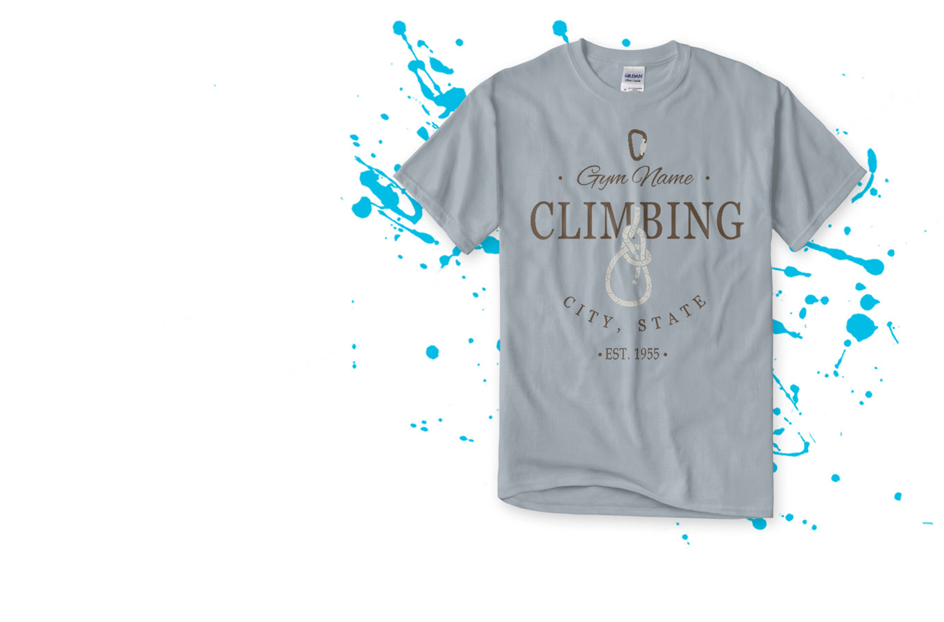 Create Custom Rock Climbing Shirts