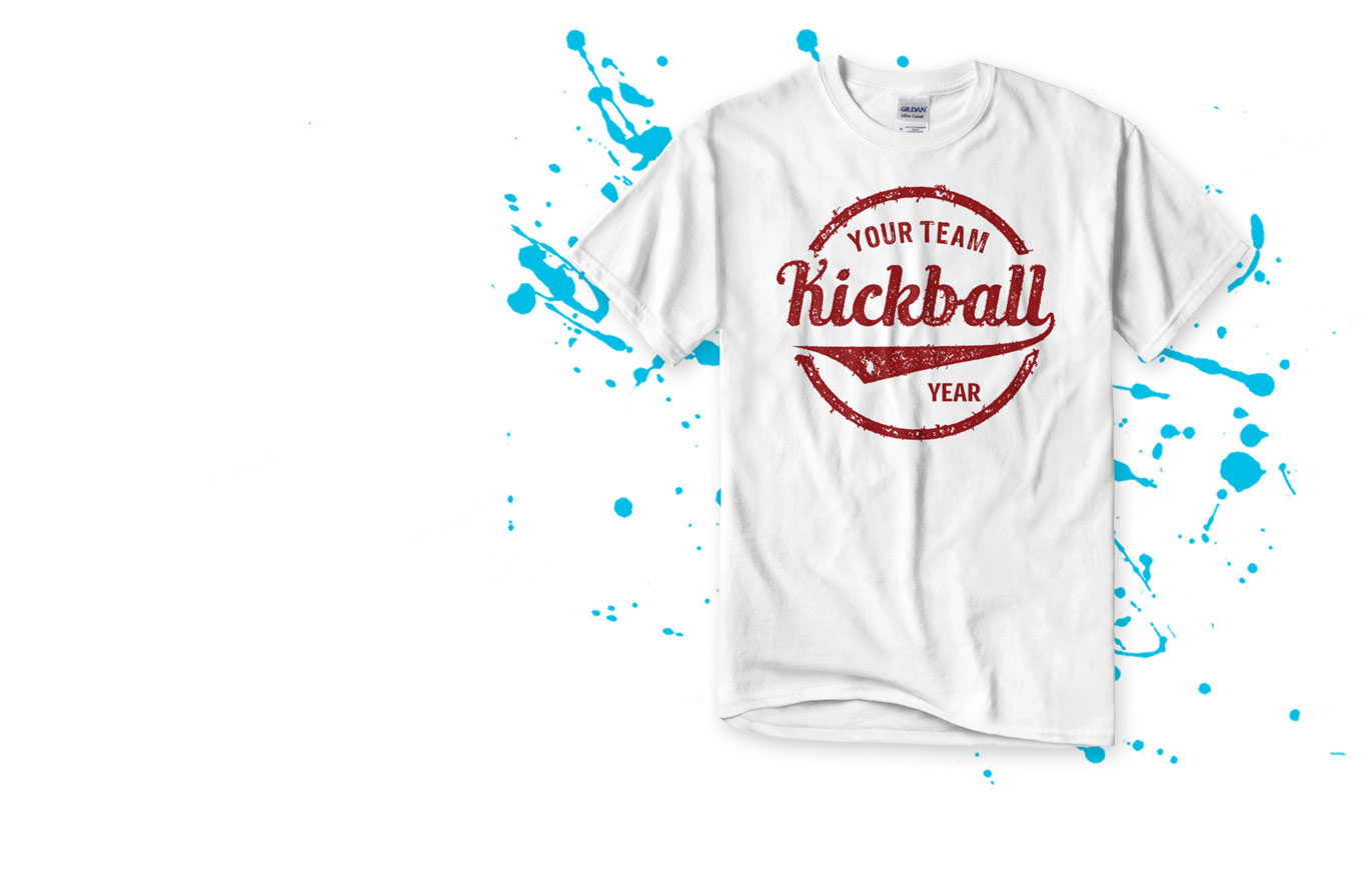 Create Custom Kickball T-Shirts
