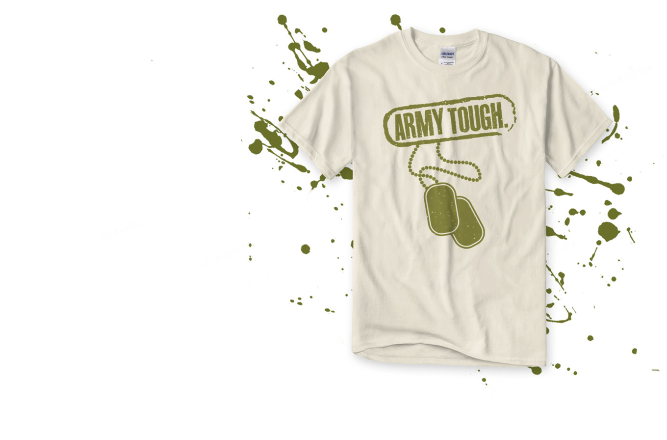 Create Custom Army T-Shirts and Tanks