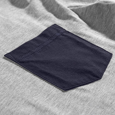 Thumbnail of additional photo of Canvas Jersey Pocket Tee 1