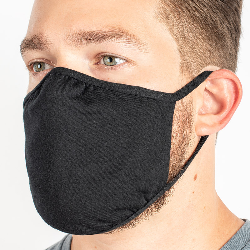 Additional photo of Canvas Contoured Face Mask 2