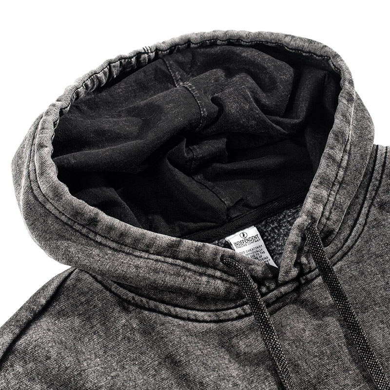 Additional photo of Independent Trading Mineral Wash Hooded Pullover 1