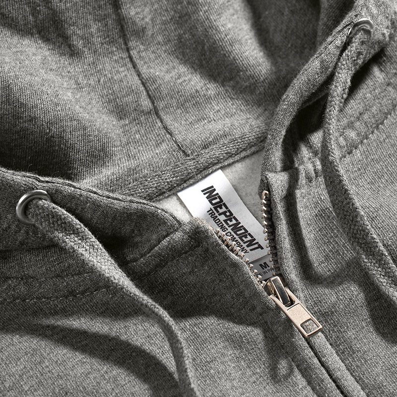 Additional photo of Independent Trading Midweight  Zip Up Hoodie 4
